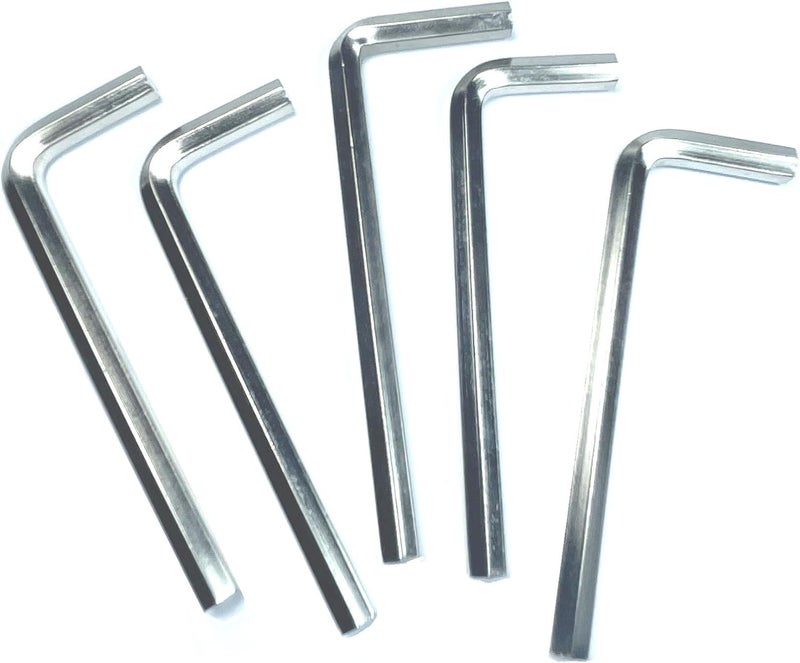 ZDingTech 5pcs 3/16 Allen Wrench sets,3/16" Hex Key Wrench set,allen key Door Key L Shaped hex wrench set with Long Arm. - Image 1